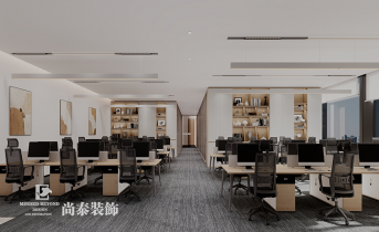 簡約凈界，高效辦公——尚泰裝飾辦公室裝修方案