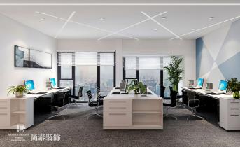 科技感辦公室設(shè)計，尚泰裝飾打造未來感企業(yè)空間